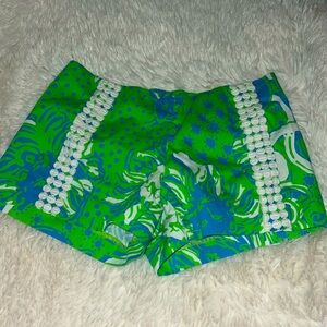 Lilly Pulitzer Liza Shorts Size 00